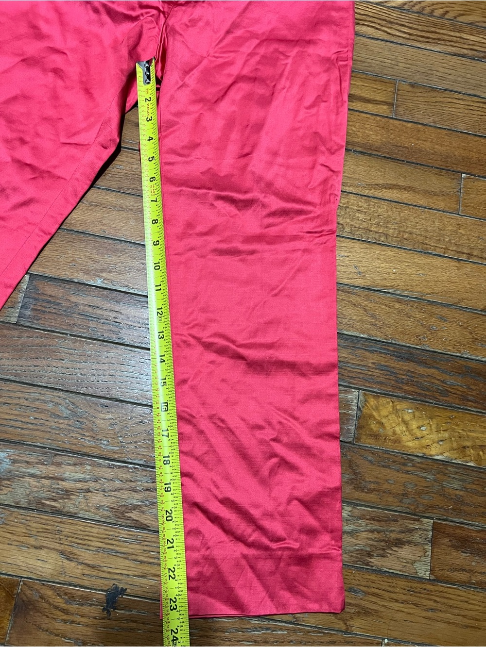 Ann Taylor Petite Coral-Pink Pants - Picture 4 of 6